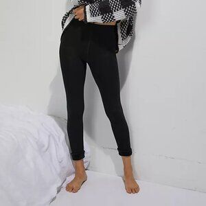 NWT Anthropologie Fur-Trimmed Leggings